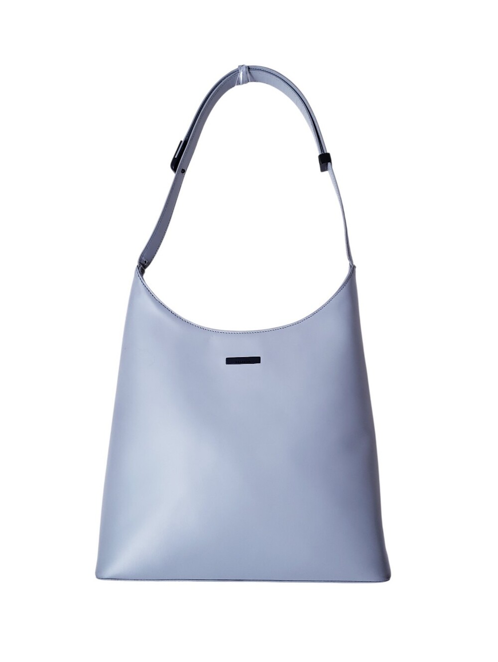 Toscano Light Gray Shoulder Hobo Bag